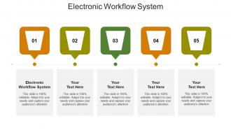 Electronic workflow system ppt powerpoint presentation gallery good cpb