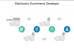 Electronics ecommerce developer ppt powerpoint presentation icon deck cpb