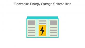 Electronics Energy Storage Colored Icon In Powerpoint Pptx Png And Editable Eps Format