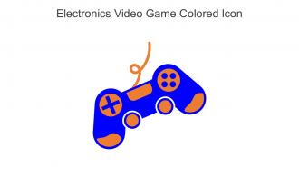 Electronics Video Game Colored Icon In Powerpoint Pptx Png And Editable Eps Format