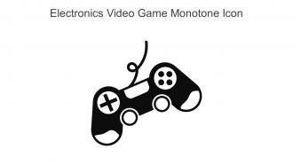 Electronics Video Game Monotone Icon In Powerpoint Pptx Png And Editable Eps Format