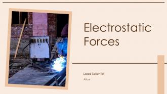 Electrostatic Forces PPT Guidelines ACP