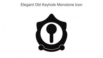 Elegant Old Keyhole Monotone Icon In Powerpoint Pptx Png And Editable Eps Format