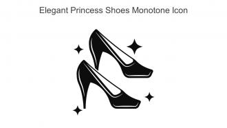 Elegant Princess Shoes Monotone Icon In Powerpoint Pptx Png And Editable Eps Format