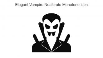Elegant Vampire Nosferatu Monotone Icon In Powerpoint Pptx Png And Editable Eps Format