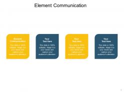 Element communication ppt powerpoint presentation pictures tips cpb