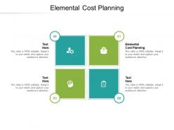 Elemental cost planning ppt powerpoint presentation infographics guide cpb