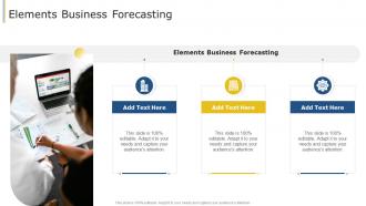 Elements Business Forecasting In Powerpoint And Google Slides Cpb
