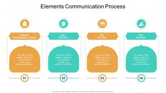 Elements Communication Process In Powerpoint And Google Slides Cpb