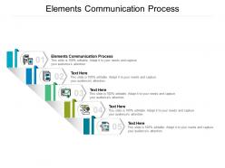 Elements communication process ppt powerpoint presentation outline files cpb