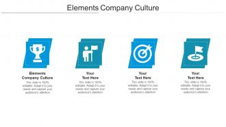 Elements company culture ppt powerpoint presentation icon professional cpb