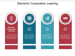Elements cooperative learning ppt powerpoint presentation styles layout ideas cpb