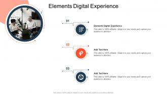 Elements Digital Experience In Powerpoint And Google Slides Cpb