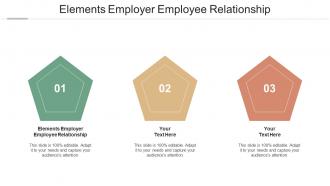 Elements Employer Employee Relationship Ppt Powerpoint Presentation File Gallery Cpb