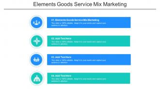 Elements Goods Service Mix Marketing In Powerpoint And Google Slides Cpb