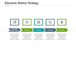 Elements market strategy ppt powerpoint presentation visual aids inspiration cpb