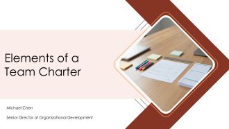 Elements Of A Team Charter PPT Summary VA