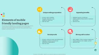 Elements Of Mobile Friendly Landing Pages Understanding Pros And Cons MKT SS V