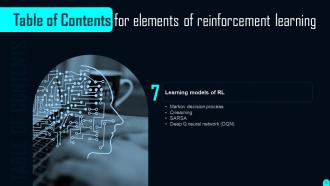 Elements Of Reinforcement Learning Powerpoint Presentation Slides Multipurpose Designed