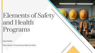 Elements Of Safety And Health Programs PPT Mockup VA