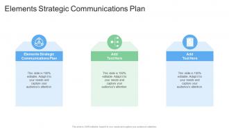 Elements Strategic Communications Plan In Powerpoint And Google Slides Cpb