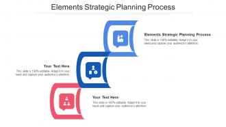 Elements Strategic Planning Process Ppt Powerpoint Presentation Professional Templates Cpb