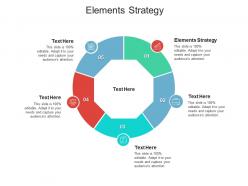 Elements strategy ppt powerpoint presentation ideas introduction cpb