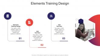 Elements Training Design In Powerpoint And Google Slides Cpb
