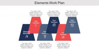 Elements work plan ppt powerpoint presentation styles deck cpb
