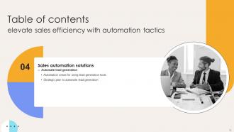 Elevate Sales Efficiency With Automation Tactics Powerpoint Presentation Slides Professionally Multipurpose
