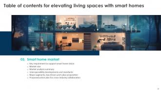 Elevating Living Spaces With Smart Homes Powerpoint Presentation Slides Slides Customizable
