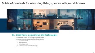 Elevating Living Spaces With Smart Homes Powerpoint Presentation Slides Professional Customizable