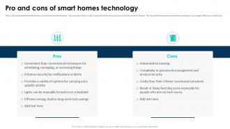 Elevating Living Spaces With Smart Pro And Cons Of Smart Homes Technology