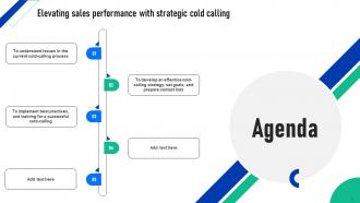 Elevating Sales Performance With Strategic Cold Calling Powerpoint Presentation Slides SA CD V Attractive Good