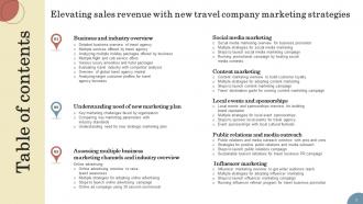 Elevating Sales Revenue With New Travel Company Marketing Strategies Complete Deck Strategy CD V Best Downloadable