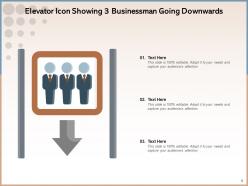 Elevator Icon Businessman Luggage Depicting Person Convenience Wheelchair