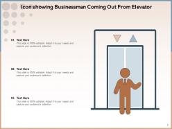 Elevator Icon Businessman Luggage Depicting Person Convenience Wheelchair