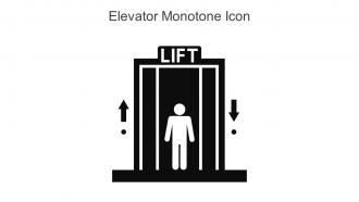 Elevator Monotone Icon In Powerpoint Pptx Png And Editable Eps Format