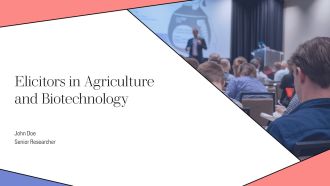 Elicitors In Agriculture And Biotechnology PPT PowerPoint AT