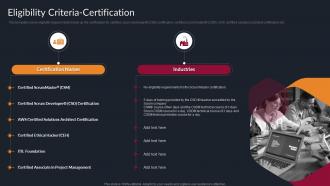 Eligibility Criteria Certification Benefits Of Professional IT Certifications