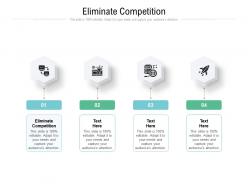 Eliminate competition ppt powerpoint presentation model designs cpb