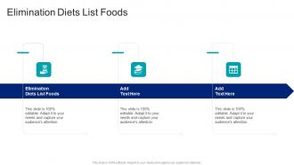 Elimination Diets List Foods In Powerpoint And Google Slides Cpb