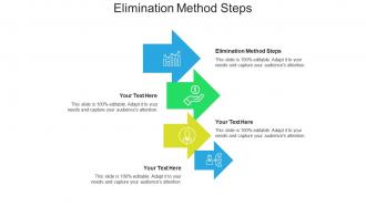Elimination method steps ppt powerpoint presentation ideas portrait cpb