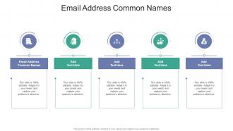 Email Address Common Names In Powerpoint And Google Slides Cpb