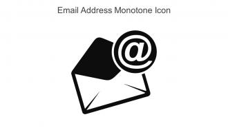 Email Address Monotone Icon In Powerpoint Pptx Png And Editable Eps Format