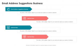 Email Address Suggestions Business In Powerpoint And Google Slides Cpb