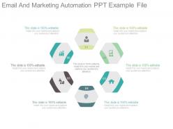 Email and marketing automation ppt example file