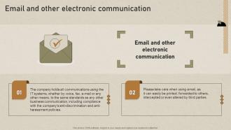 Email And Other Electronic Communication Guidebook For Corporate Staff