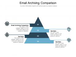 Email archiving comparison ppt powerpoint presentation icon rules cpb