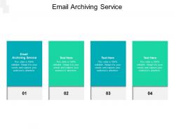 Email archiving service ppt powerpoint presentation visual aids layouts cpb